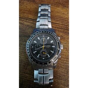 Casio Chronograph Quartz MTP-4500 Japan Men's Working All Orig Vtg Watch